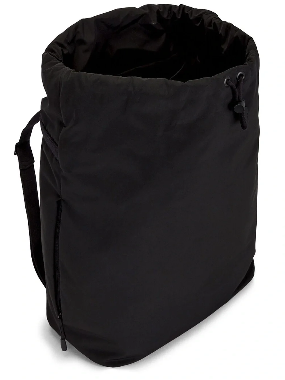 The Row Dima Drawstring Backpack Black Designer Quiet Luxury Minimalist